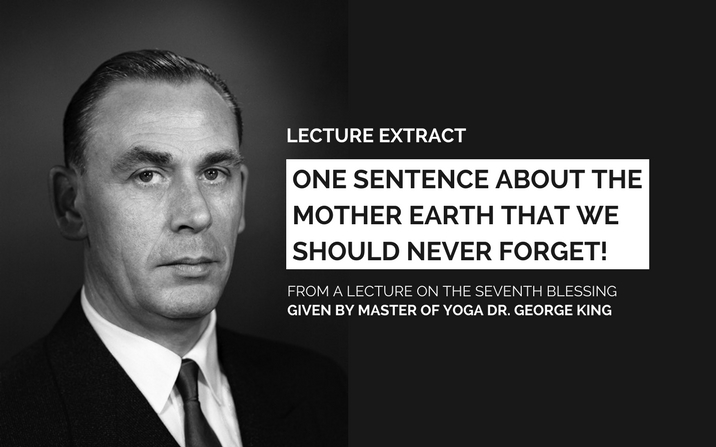 One sentence about the Mother Earth that we should never forget!