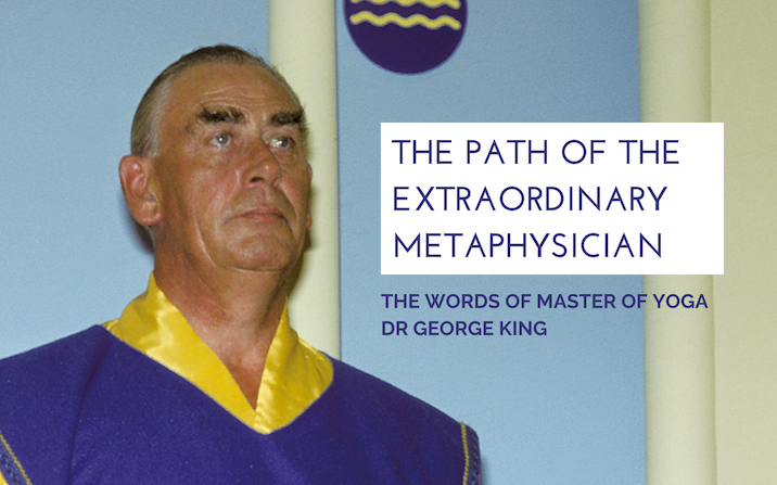 The path of the extraordinary metaphysician
