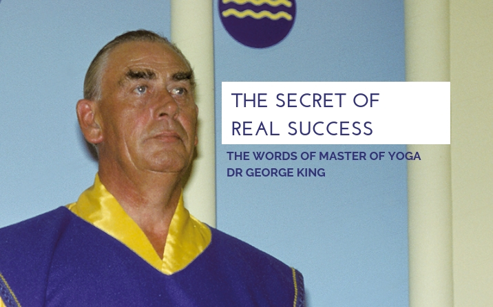 The secret of real success