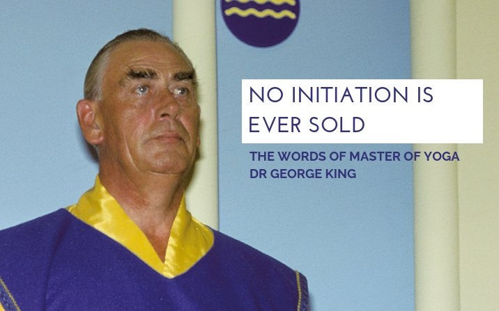 No initiation is ever sold