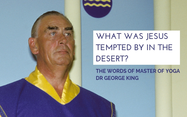 What was Jesus tempted by in the desert?